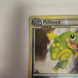 Pokemon TCG Politoed 7/95 Unleashed Holo Rare Reverse Holo NM - Image 2