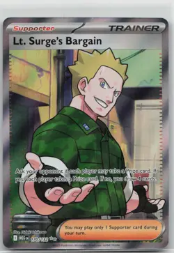 Lt. Surge's Bargain [MEG - 170/132] NM Holofoil Ultra Rare EN - Image 2