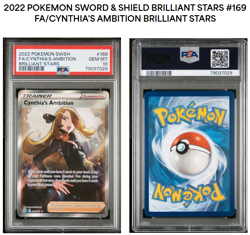 Pokemon Cynthias Ambition Full Art - Brilliant Stars - 169/172 - PSA 10 - Image 3