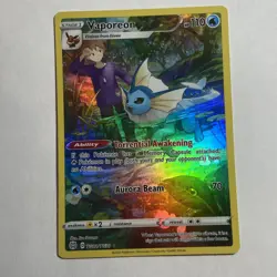 Vaporeon #TG02/TG30 SWSH09: Brilliant Stars Trainer Gallery Pokemon Ultra Rare - Image 1