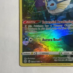 Vaporeon #TG02/TG30 SWSH09: Brilliant Stars Trainer Gallery Pokemon Ultra Rare - Image 3
