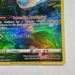 Vaporeon #TG02/TG30 SWSH09: Brilliant Stars Trainer Gallery Pokemon Ultra Rare - Image 4
