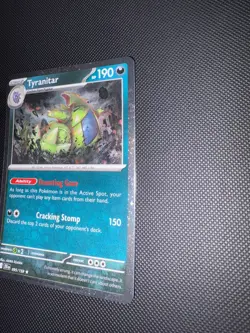 Tyranitar 095/159 Cosmos Holo Rare Journey Together Pokemon TCG Near Mint - Image 3