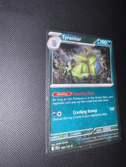 Tyranitar 095/159 Cosmos Holo Rare Journey Together Pokemon TCG Near Mint - Image 4