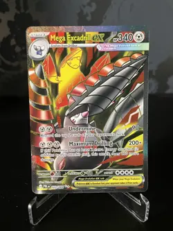 NM Pokemon Pitch Black Mega Excadrill ex 103/084 Ultra Rare Full Art - Image 1
