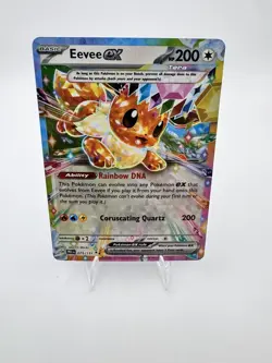 Eevee ex 075/131 Holo Double Rare Prismatic Evolutions Pokemon Near Mint - Image 1