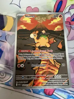 Pokemon TCG Numel 223/217 ASC Ultra Rare Full Art Holo EN 2026 80 HP - Image 3