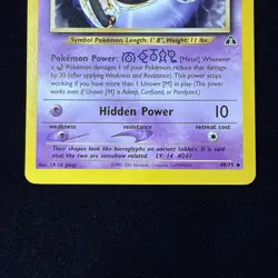 Unown [M] - Neo Discovery - 49/75 - Pokemon TCG - LP - Image 3