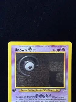 1st Edition - Unown [C] - Neo Destiny - 57/105 - Pokemon TCG - MP - Image 2