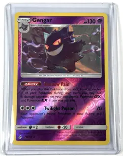 Pokemon Gengar 70/214 Sm-Unbroken Bonds Reverse Holo Rare 130 HP ENG - Image 1