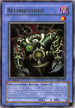YuGiOh - Relinquished 1st Edition [SDP - SDP-001] - NM/Ultra Rare - Image 1