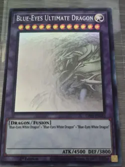 Yugioh Blue-Eyes Ultimate Dragon (Ghost Rare) GFP2-EN181 1st Edition NM - Image 1