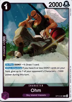 Ohm OP15-061 R Adventure on Kami's Island One Piece Foil Near Mint - Image 1