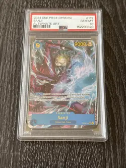 Sanji OP06-119 SEC Alt Art PSA 10 - One Piece Wings of the Captain 2024 English - Image 1