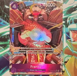 Franky SR Alt Art Foil English OP09-072 One Piece CCG 5000 Power - Image 1