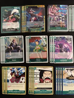 One Piece TCG Dracule Mihawk Green Competitive Deck - Image 2