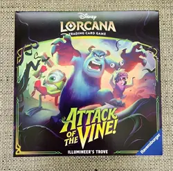 Disney Lorcana Attack of the Vine! Illumineer's Trove | Brand New & Sealed - Image 1