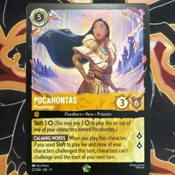 Ravensburger Disney Lorcana TCG Pocahontas - Peacekeeper 22/204 EN non-foil - Image 1