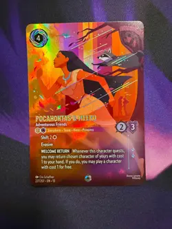 Lorcana Pocahontas & Meeko ENCHANTED 227/207 Attack of the Vine SHIPS ASAP - Image 1