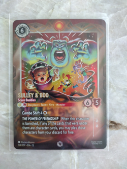 Lorcana TCG Sulley & Boo Enchanted 229/204 Attack of the Vine! - Image 1
