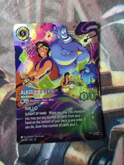 Aladdin & Genie Mischievous Pals Disney Lorcana Attack Of The Vine Enchanted - Image 1