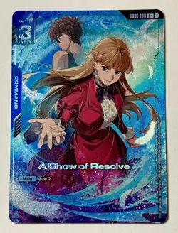 A Show of Resolve (U+) (PB01) Gundam TCG Gundam Promo Event Card (GCG-PR) ENG - Image 1