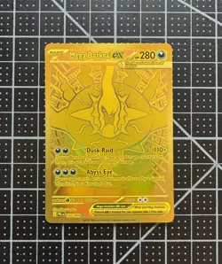 Pokemon Pitch Black Mega Darkrai EX Gold Card 120/084 Mint, Pack Fresh, Gradable - Image 1