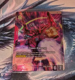Gundam Card Game Phantom Aria Destiny Neo Zeong LR+ Near Mint - Image 1