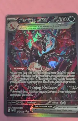 Fanart Charizard ex 234/091 SV: Paldean Fates Holo FANART CARD - Image 1