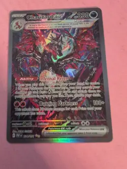 Fanart Charizard ex 234/091 SV: Paldean Fates Holo FANART CARD - Image 2