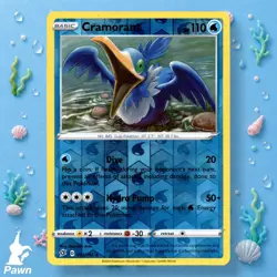 Cramorant 51/192 Rebel Clash Reverse Holo Pokemon TCG Card NM - Image 1