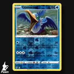 Cramorant 51/192 Rebel Clash Reverse Holo Pokemon TCG Card NM - Image 3