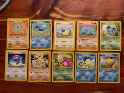 10 VINTAGE Pokemon Cards from Classic WOTC Sets!! - Image 1