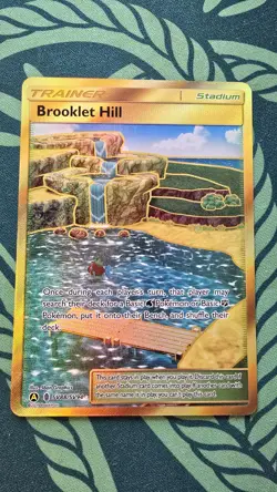 Brooklet Hill SV88/SV94 Pokemon Hidden Fates 2019 Sun Moon Full Art Rare Card NM - Image 1