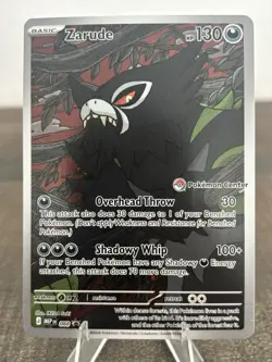 Pokemon TCG Zarude Pokemon Center Promo Card Pitch Black #088 - Image 1