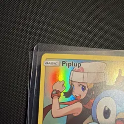 Pokemon TCG Piplup Holo Secret Rare Card Cosmic Eclipse 239/236 - Image 3