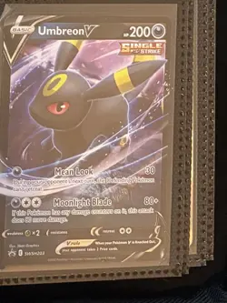 Umbreon V SWSH203 Sword & Shield Promo Pokemon English Card NM - Image 1