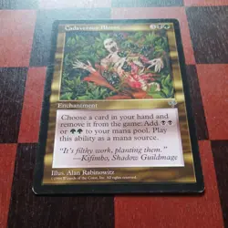 Mtg Cadaverous Bloom LP Mirage Card Reserved List Rare - Image 2