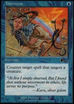 MTG magic cards 2x Intervene Urza's Legacy NM-Mint, English - Image 1