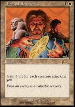 MTG magic cards 1x Blessed Reversal Urza's Legacy Light Play, English - Image 1