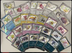 Lot of 30 Baby Shiny Holo Pokemon Japanese SV4a Shiny Treasure Cards - Image 1