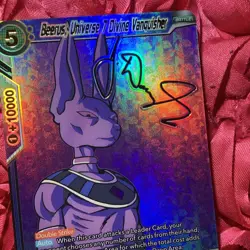 Beerus Divine Dragon Ball Z SEVEN Waifu Anime Holo Girl ACG Card - Image 2