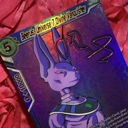 Beerus Divine Dragon Ball Z SEVEN Waifu Anime Holo Girl ACG Card - Image 5