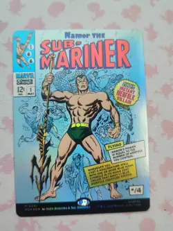 Namor The Sub-Mariner 0391 (Borderless Foil) Rare Marvel Super Heroes - Image 1