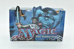 Magic the Gathering - STRONGHOLD, Empty Booster Pack Card Box, 1997, CLEAN - Image 1