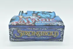 Magic the Gathering - STRONGHOLD, Empty Booster Pack Card Box, 1997, CLEAN - Image 2