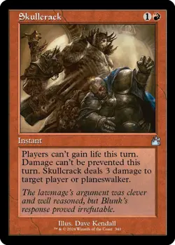 NM - Skullcrack (Retro Frame) [RVR - 341] Ravnica Remastered - Image 1