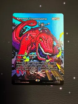 Ravenous Tyrannosaurus Marvel Universe Eternal Borderless Foil Mythic Rare - Image 1