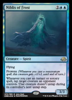 MTG Niblis of Frost - Intro Pack Promo, Unique & Misc. Promos, Heavily Played, E - Image 1