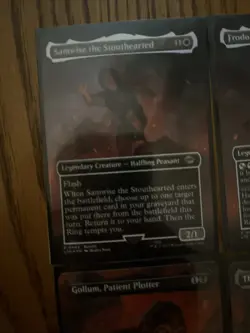 Magic The Gathering MTG Lord of The Rings Mount Doom Scene Full Set of 4 NM - Image 4